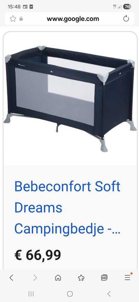 Reisbed plus matrasje, Kinderen en Baby's, Ophalen