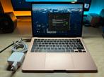 Macbook Air M1 Rose Gold 8GB-256GB, 256 GB, Qwerty, Utilisé, 8 GB