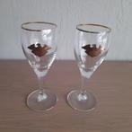 2 degustatieglaasjes Gouden Arend Herzele Belgium ( lot)., Enlèvement, Utilisé, Verre à bière