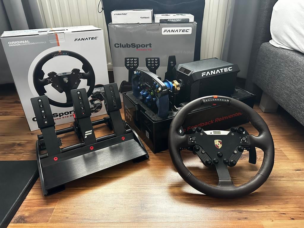 Fanatec podium DD1 set Compleet, Informatique & Logiciels, Joysticks, Comme neuf, Enlèvement