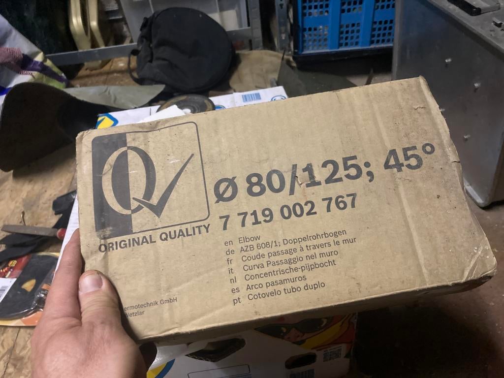 Bochten rookgasafvoer bosch, Ophalen, Nieuw