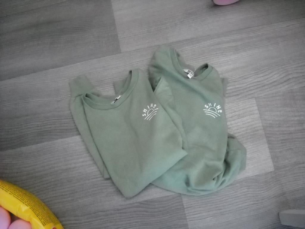 2 sweaters besties-zeer goede staat-maat 146, Kinderen en Baby's, Kinderkleding | Maat 146, Ophalen, Zo goed als nieuw, Meisje