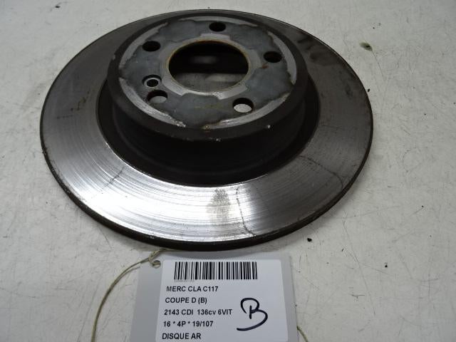 REMSCHIJF ACHTER Mercedes-Benz CLA (117.3) (01-2013/03-2019), Gebruikt, Mercedes-Benz, Mevr. I. Hauben, Rue de l'Espoir 34 34
4030  GRIVEGNÉE, BE