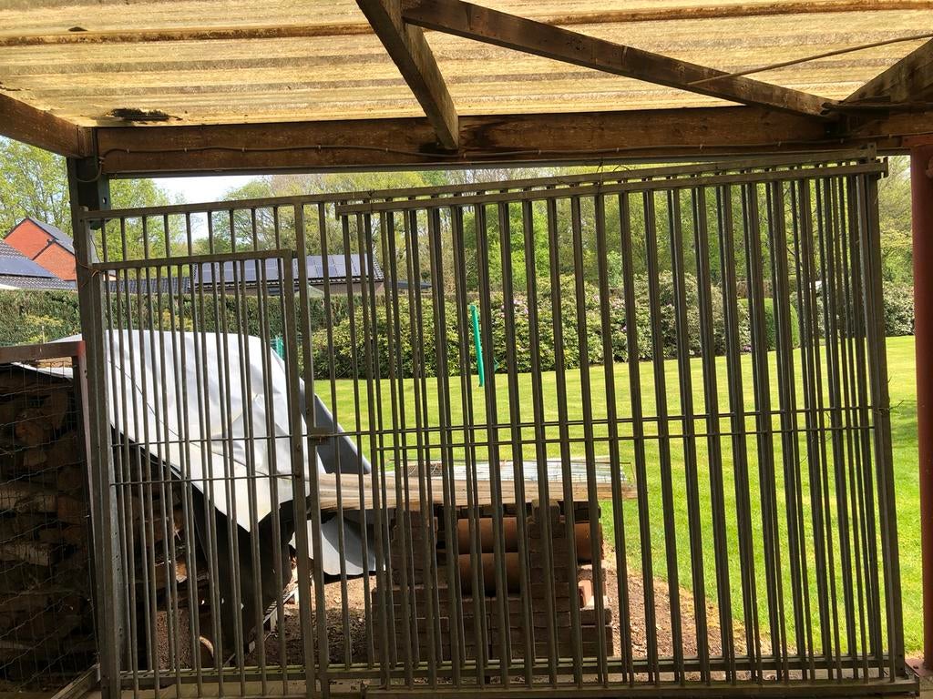 Honden hok, Dieren en Toebehoren, Hondenhokken, Ophalen, Zo goed als nieuw