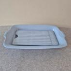 Boch La louvière aspergeschaal lichtblauw, Enlèvement ou Envoi