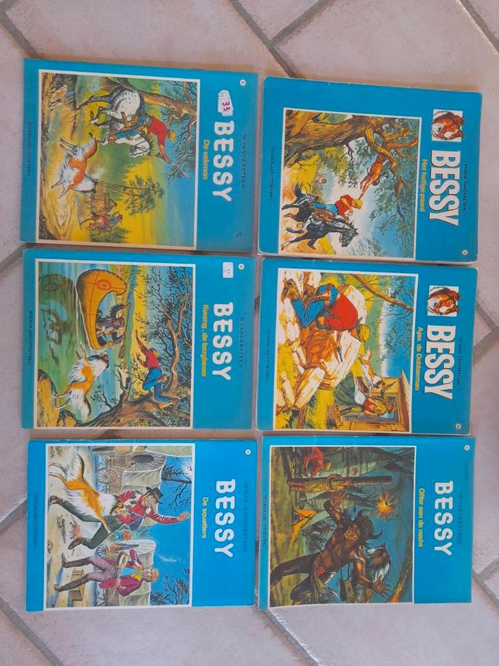 Lot van 12 Bessy strips - 1e druk, Boeken, Stripverhalen, Gelezen, Meerdere stripboeken, Ophalen