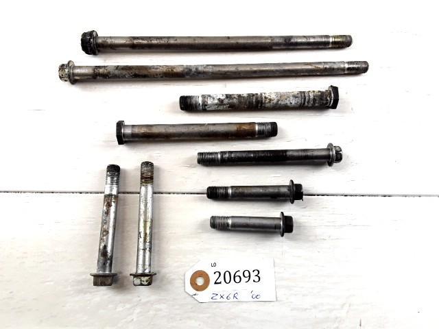 ZX6R 2000 - 2002 Kawasaki Bout Bout motorblok D1-38576, Motoren, Onderdelen | Kawasaki