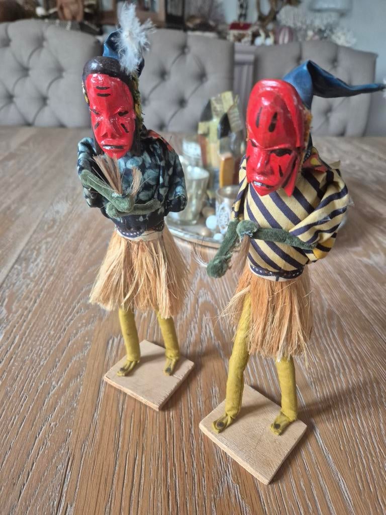 2 vintage Afrikaanse dansers, Ophalen of Verzenden