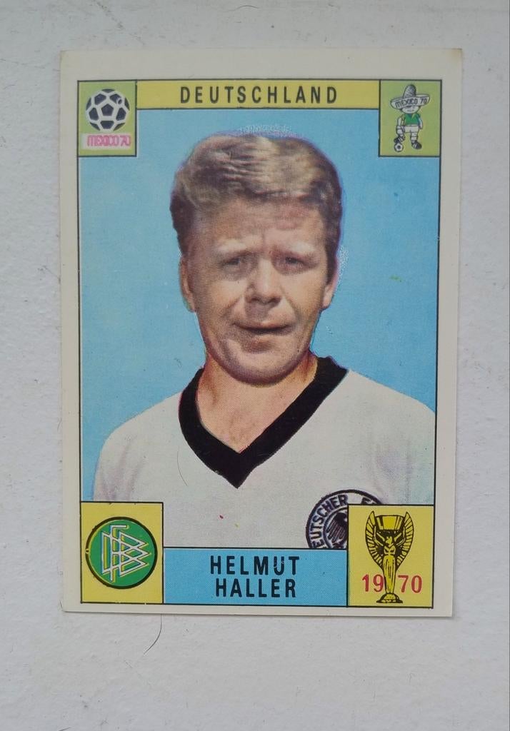 Panini Mexico 70 - Helmut Haller - Green Back., Collections, Articles de Sport & Football, Envoi