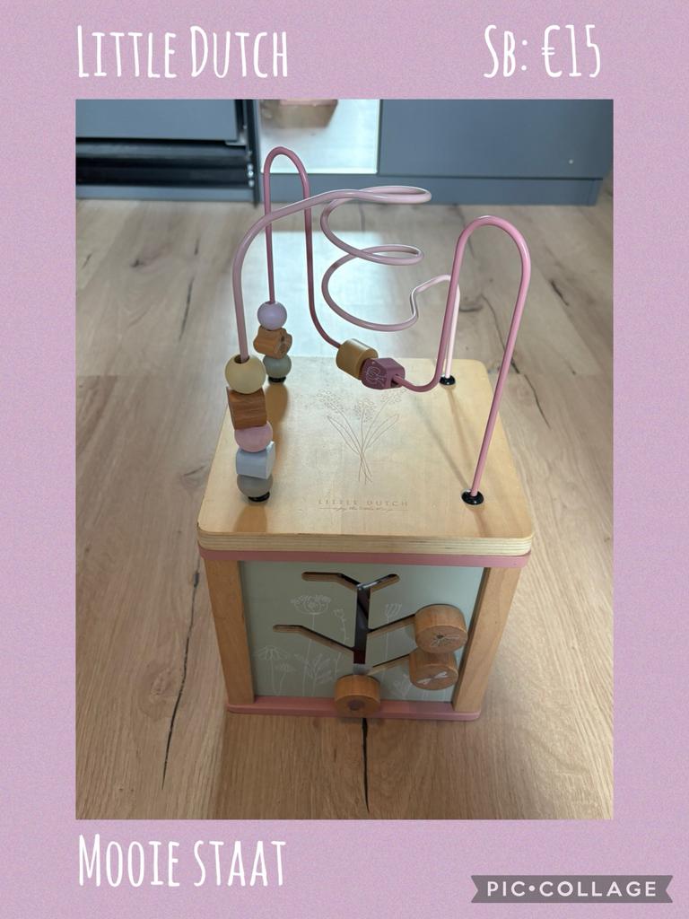 Little Dutch activiteitenkubus, Ophalen, Zo goed als nieuw