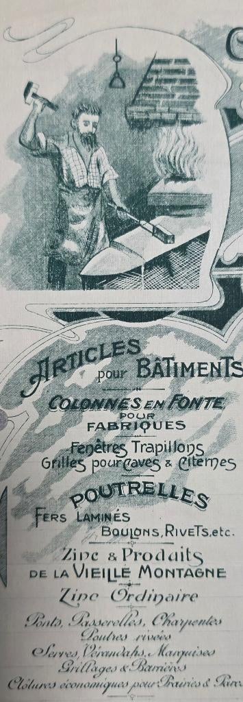 1919+Verviers+Delvaux+Lettre autographe signée+Lithographie, Collections, Enlèvement ou Envoi, Avant 1920, Non affranchie, Liège