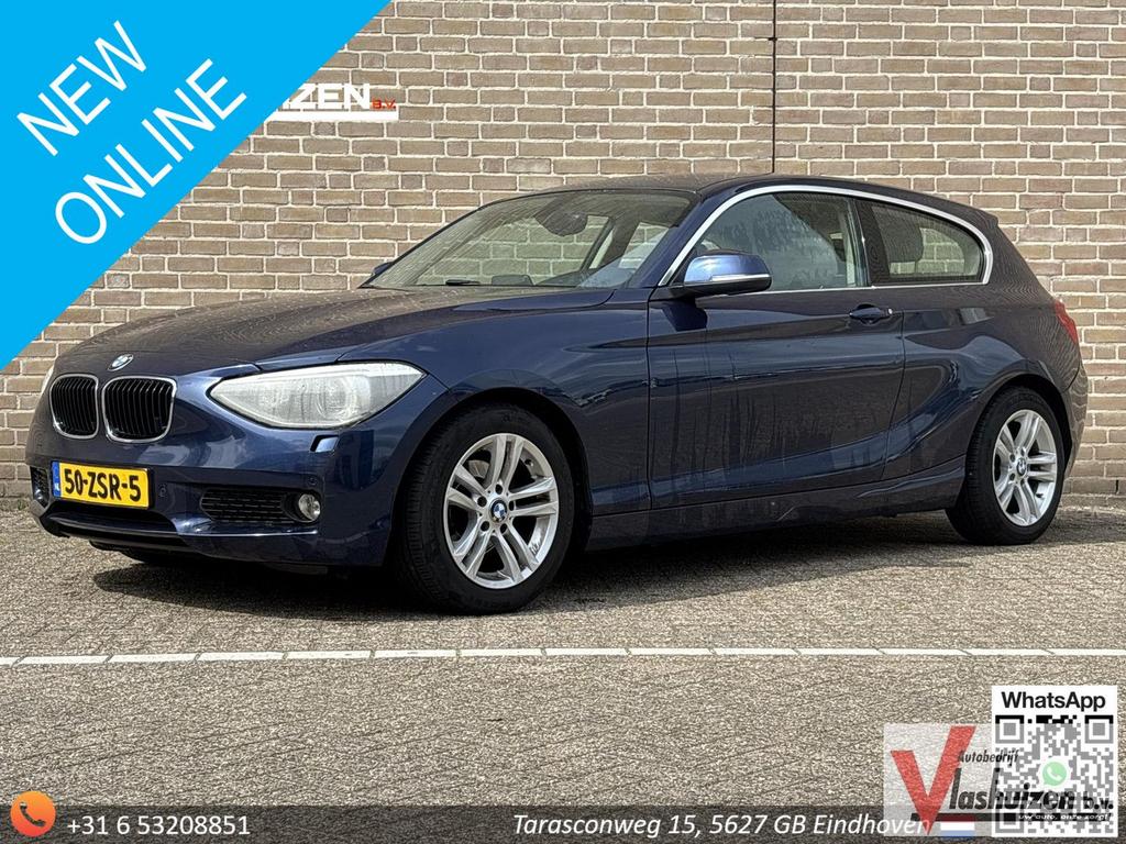 BMW 114 1-serie 114i EDE Business+ | Leder | Climate | Navi, Autos, Achat, Entreprise, Boîte manuelle, 124 g/km