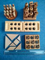 houten spelletjes, 5 stuks, 1 ou 2 joueurs, Enlèvement ou Envoi, Comme neuf