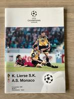 Champions League Magazine K.Lierse S.K- AS Monaco 1997, Verzamelen, Sportartikelen en Voetbal, Ophalen of Verzenden, Zo goed als nieuw