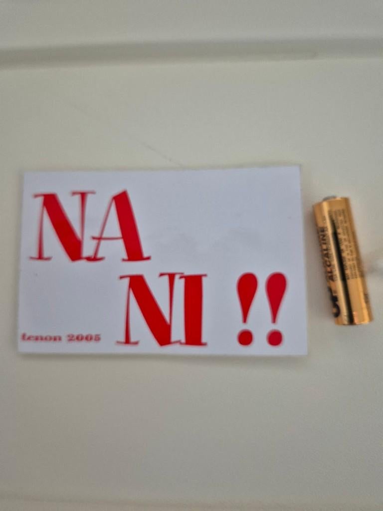 Carnaval Aalst sticker Tenon Na Ni 2005, Verzamelen, Ophalen of Verzenden