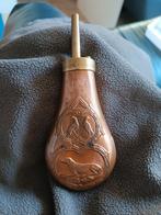 koperen kruitbus/kruitfles, Verzamelen, Ophalen of Verzenden, Overige soorten, Overige typen