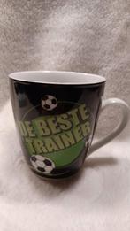 Koffiemok met tekst, Ophalen