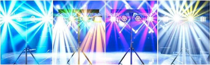 Nouveau kit d'éclairage complet 300 W avec 2 x 40 W, Musique & Instruments, Lumières & Lasers, Neuf, Lumières, Commande sonore