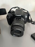 Canon EOS 1300D body + lens + draagtas + extra batterij, Audio, Tv en Foto, Ophalen, Canon
