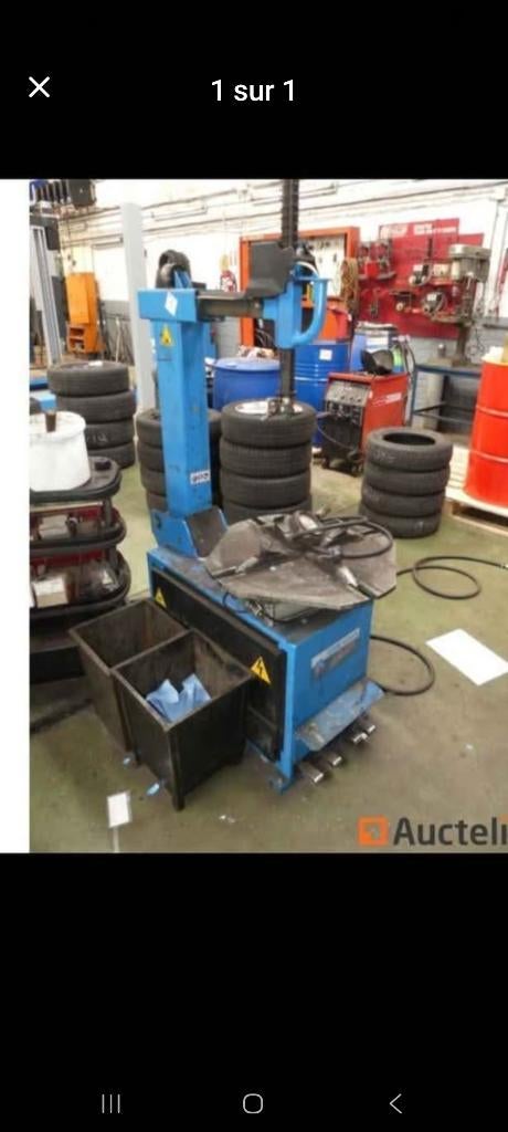 Machine a changer les pneus, Enlèvement, Utilisé