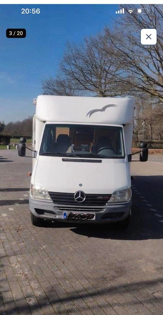 Mercedes camper, Caravans en Kamperen, Mobilhomes, Particulier, tot en met 4, Half-integraal, Overige merken, Mercedes, Diesel