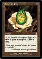 Sungrass Egg - ODY - MTG - EX, Hobby en Vrije tijd, Verzamelkaartspellen | Magic the Gathering, Ophalen of Verzenden