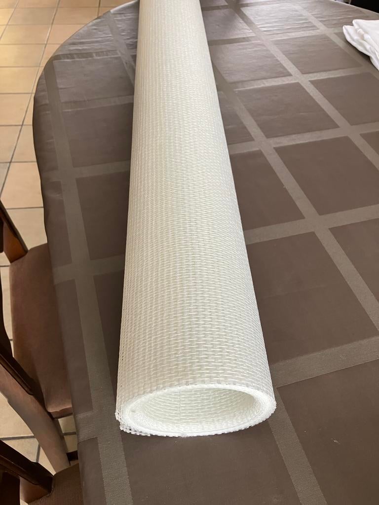 Vliesbehang 1m breed, + 10m lang, Ophalen, 10 tot 25 m², Beige