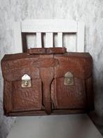 sac de livre, 40 à 50 cm, Cuir, Brun, Enlèvement