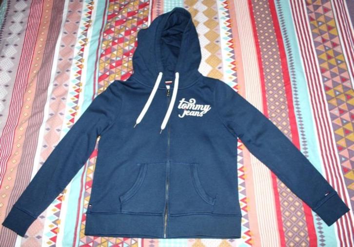 Tommy Jeans hoodie (maat M), Kleding | Dames, Truien en Vesten, Zo goed als nieuw, Maat 38/40 (M), Blauw, Ophalen of Verzenden