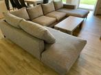 Zetel met tafeltje, Huis en Inrichting, Ophalen, 100 tot 125 cm, Zo goed als nieuw, Rechte bank