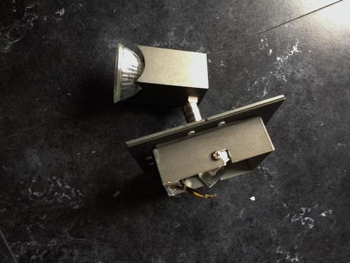 Wandspot 360 richtbaar met schakelaar, Huis en Inrichting, Lampen | Spots, Zo goed als nieuw, Metaal of Aluminium, Ophalen of Verzenden