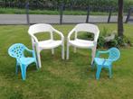 2 chaises de jardin LAWN COMFORT, très stables, très solides, Jardin & Terrasse, Empilable, Enlèvement, Utilisé