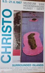 affiche Christo Surrounded islands Museum Gent 1987, Antiek en Kunst, Kunst | Litho's en Zeefdrukken, Ophalen of Verzenden