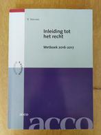 Inleiding tot het recht Yves Stevens, Boeken, Studieboeken en Cursussen, Ophalen of Verzenden