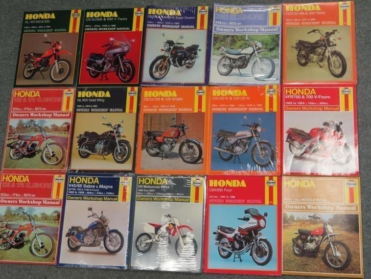 HONDA HAYNES manuals, werkplaatshandboeken - nog 4 soorten, Motoren, Handleidingen en Instructieboekjes, Honda, Ophalen of Verzenden