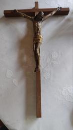 houten kruis met corpus, vermoedelijk corpus in hout, Ophalen, Gebruikt