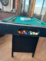 Pooltafel met 3 keus en ballen, Ophalen of Verzenden, Gebruikt, Pooltafel