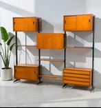 Vintage modulaire wandkast | wandsysteem | wandmeubel, Ophalen, 250 tot 300 cm, Gebruikt, 200 cm of meer