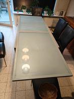 Eettafel kleur grijs, Huis en Inrichting, Tafels | Eettafels, Ophalen, 200 cm of meer, Vijf personen of meer, Modern