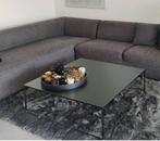 Salontafel zwart (metaal) 100 x 100 x 33, Maison & Meubles, Tables | Tables de salon, Enlèvement, Métal