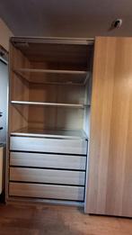 Kleerkast met schuifdeuren, lades, planken en kledingroede, Huis en Inrichting, 150 tot 200 cm, Zo goed als nieuw, 150 tot 200 cm