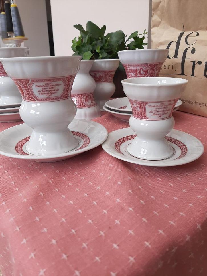 porseleinen tassen, Huis en Inrichting, Keuken | Servies, Zo goed als nieuw, Kop(pen) en/of Schotel(s), Overige stijlen, Porselein