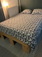 Bedframe + matras, Huis en Inrichting, Ophalen, Gebruikt, Tweepersoons, 140 cm