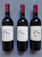 3 flessen Bordeaux wijn Réserve La Croix Beaucourt 2002 Médo, Verzamelen, Wijnen, Frankrijk, Nieuw, Ophalen of Verzenden, Rode wijn