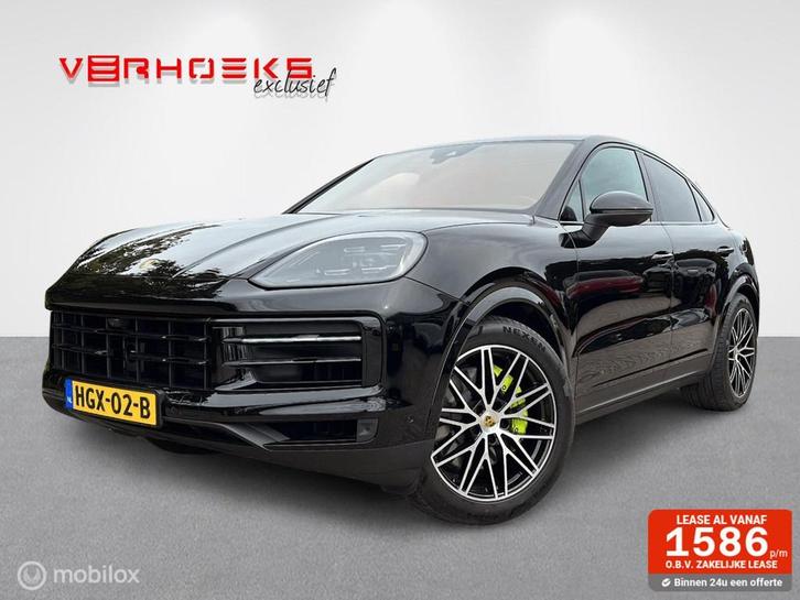 Porsche Cayenne Coupé 3.0 E-Hybrid Pano / Bose / Leer / 21", Auto's, Porsche, Te koop, Cayenne, 360° camera, 4x4, ABS, Achteruitrijcamera