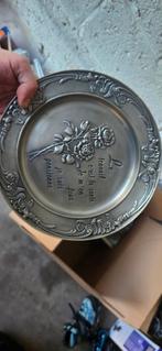 Ancienne assiette étain, Antiek en Kunst, Antiek | Tin, Ophalen