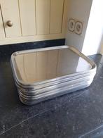 Inox pro horeca schotels, Ophalen