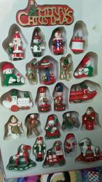 Nieuwe 24 kerstfiguren hoogte van 7 tot 9 cm, Décoration, Enlèvement ou Envoi, Neuf