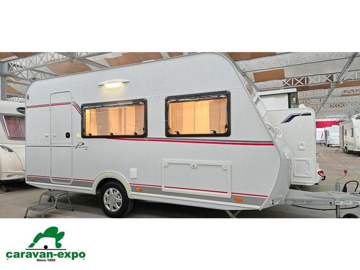 BURSTNER PREMIO LIFE 425 TS, Caravans en Kamperen, Caravans, Bedrijf, tot en met 4, 750 - 1000 kg, Bürstner, 4 tot 5 meter