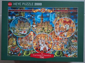 Heye puzzel, Cartoon Classics "Crime Scene" Ryba - 2000 beschikbaar voor biedingen